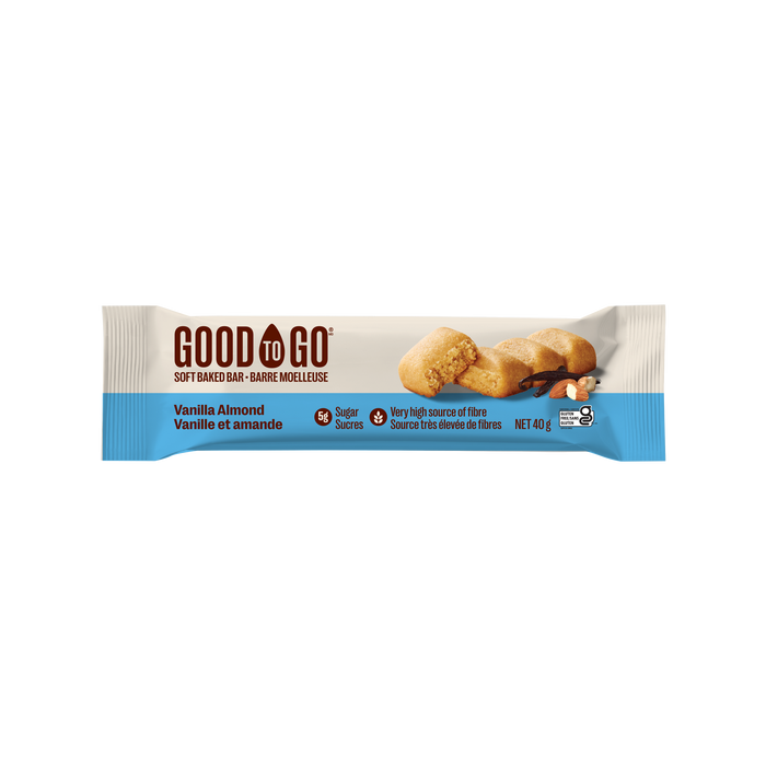 GOOD TO GO KETO SNACK BAR - KETO SNACK BAR-VANILLE AMANDE - 9X40G