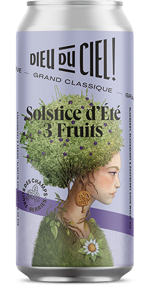 DIEU DU CIEL, SOLSTICE D'ÉTÉ 3 FRUITS 5.9%, 473 ML