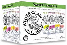 WHITE CLAW, MIXED VARIETY PACK NUMBER 1, 12 X 355 ML