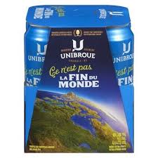 UNIBROUE, CE N'EST PAS LA FIN DU MONDE 4X473ML