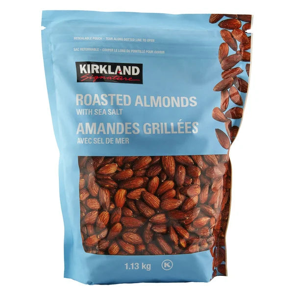 KIRKLAND SIGNATURE DRY ROASTED ALMONDS, 1.13KG