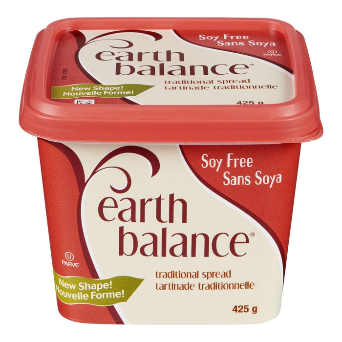 EARTH BALANCE TARTINADE TRADITIONNELLE SANS SOJA 425 G