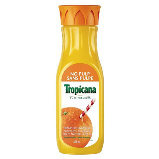 TROPICANA JUS D'ORANGE SANS-PULPE  355 ML