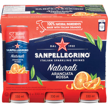 BOISSONS SAN PELLEGRINO ARANCIATA ROSSA 6 x 330 ML