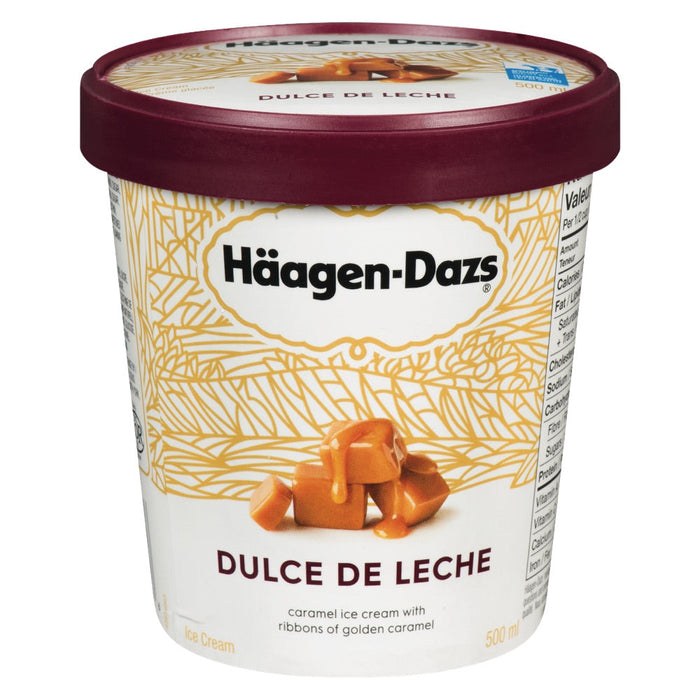 HAAGEN DAZS, GLACE DULCE DE LECHE, 500 ML