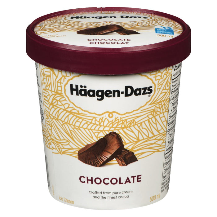 HAAGEN DAZS, GLACE AU CHOCOLAT, 500 ML