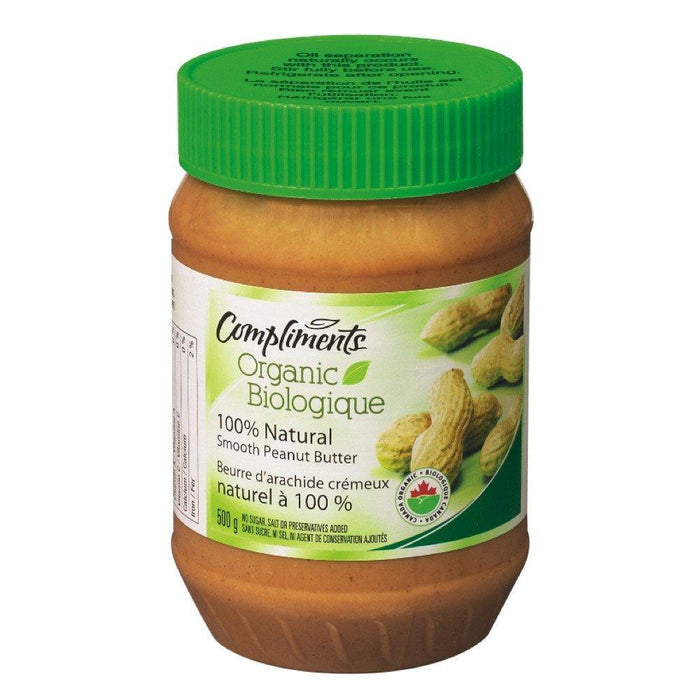 COMPLIMENTS BIO BEURRE ARACHIDE CRÈMEUX 500 G