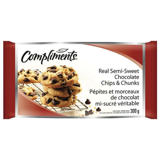 COMPLIMENTS PÉPITES MORCEAUX CHOCOLAT MI SUCRE 300 G