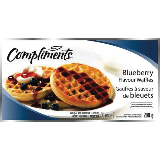 COMPLIMENTS GAUFRES BLEUETS 8PK 280 G
