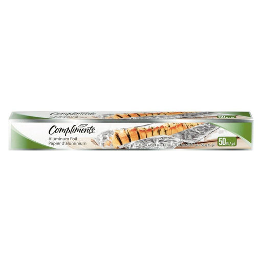 COMPLIMENTS PAPIER ALUMINIUM 12PO 15.24 M