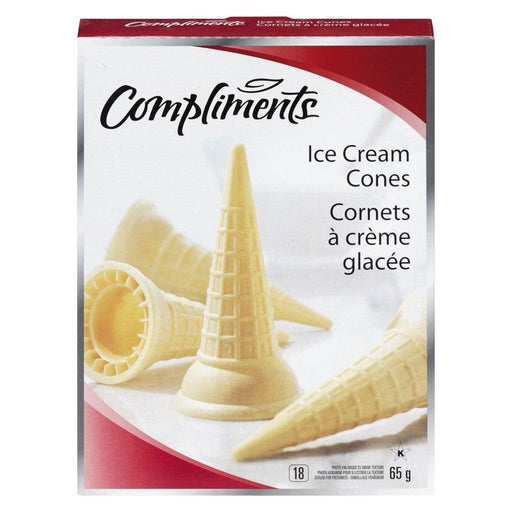 COMPLIMENTS CORNETS CRÈME GLACEE 18 UN