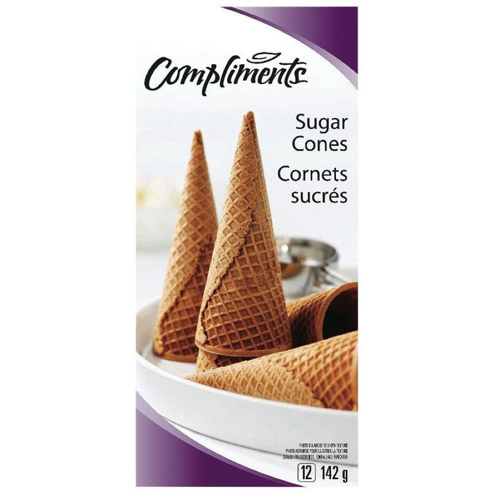 COMPLIMENTS CORNET SANS SUCRE 12 UN
