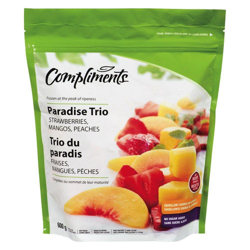 COMPLIMENTS TRIO DU PARADIS FRUITS SURGELÉS 600 G