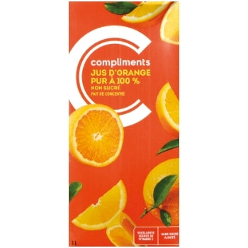 COMPLIMENTS JUICE ORANGE 1 L