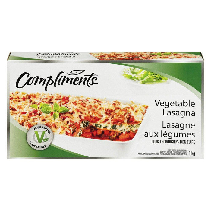 COMPLIMENTS VEGETABLE LASAGNA 1 KG