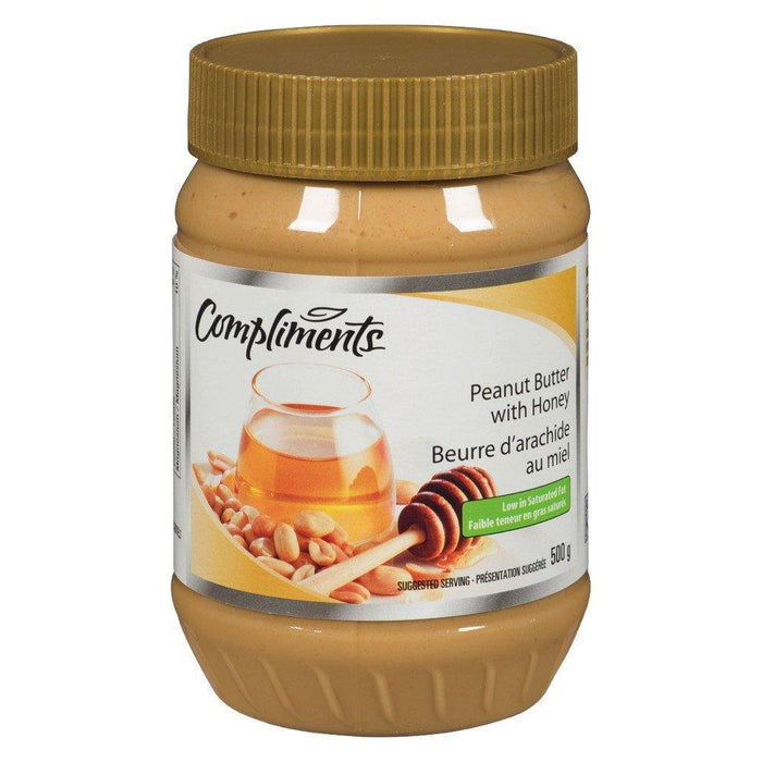 COMPLIMENTS BEURRE D'ARACHIDE AU MIEL 500 G