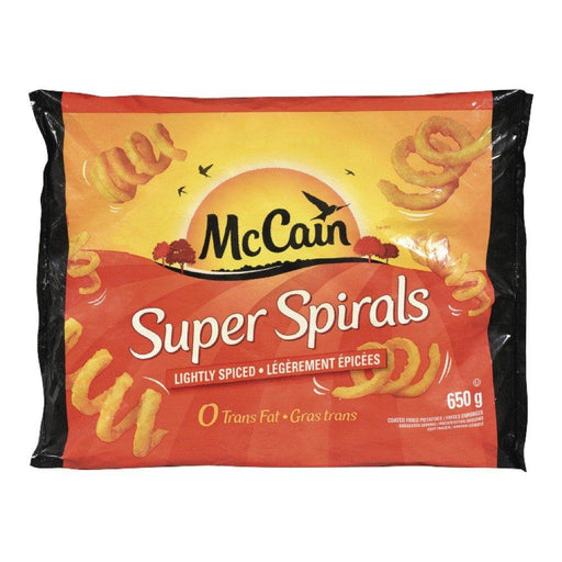 MCCAIN FRITES SPIRALS  650 G