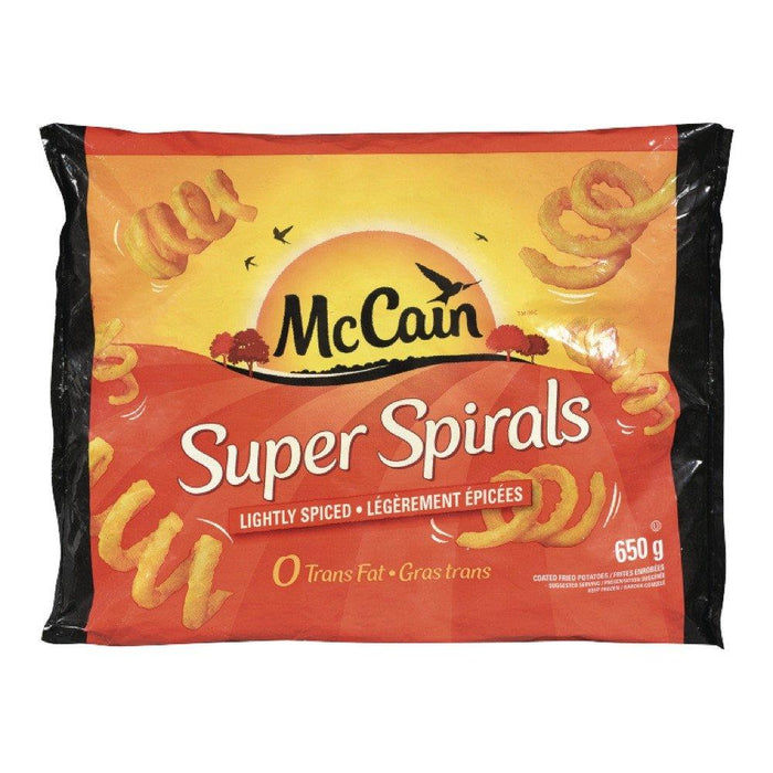 MCCAIN FRITES SPIRALS 650 G