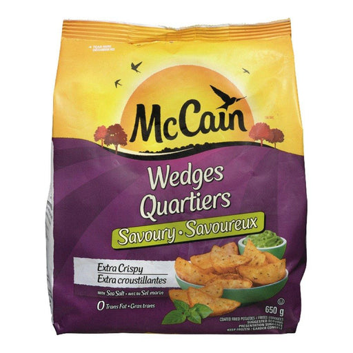 MCCAIN POMME DE TERRE QUARTIER 650 G
