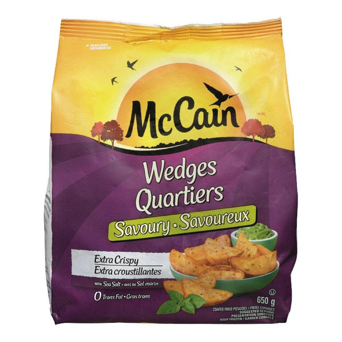 MCCAIN POMME DE TERRE QUARTIER 650 G