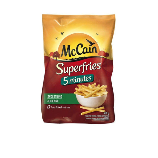 MCCAIN FRITES 5 MINUTES JULIENNE 650 G