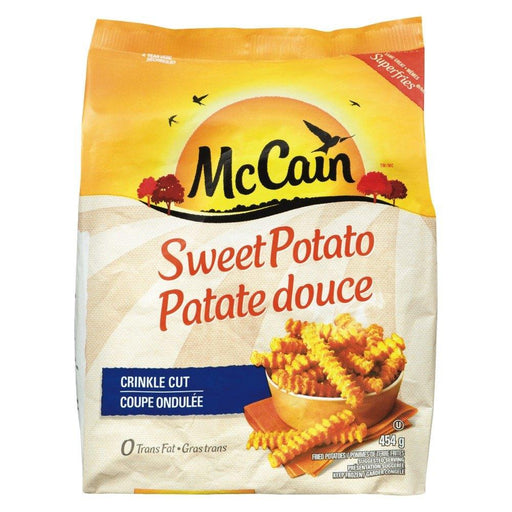 MCCAIN PATATE DOUCE COUPE ONDULÉE 454 G