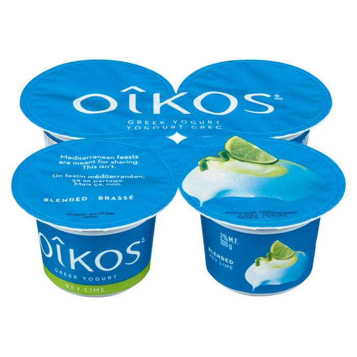 YOGOURT OIKOS 4 x 100 G - LIME