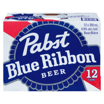BIÈRE RUBAN BLEU PABST, 12 X 355 ML
