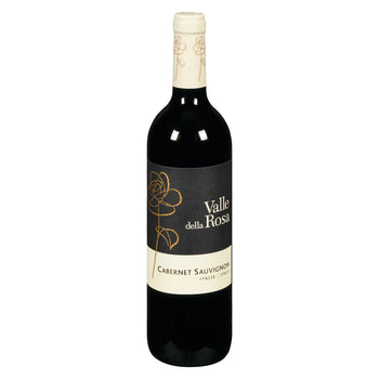 VALLE DELLA ROSA CABERNET SAUVIGNON ITALIE ROUGE, 750 ML