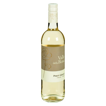 VALLE DELLA ROSA PINOT GRIGIO ITALIE BLANC, 750 ML