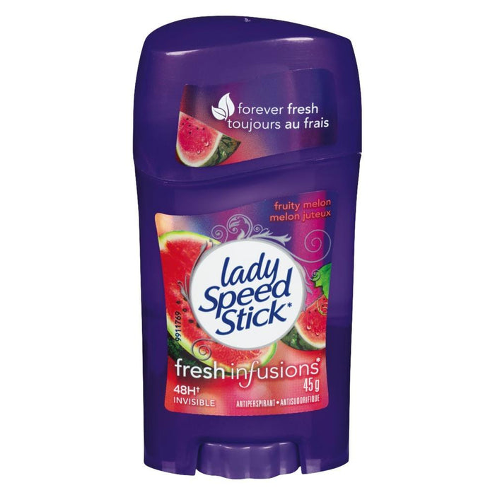 LADY SPEED STICK INFUSIONS FRAÎCHES ANTI-TRANSPIRANT MELON FRUITÉ 45 G