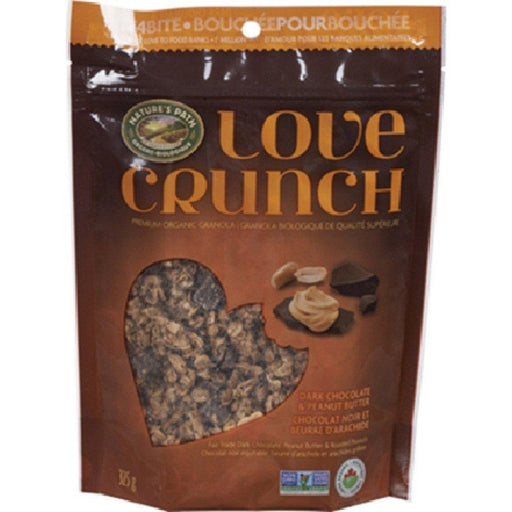 NATURES PATH ORGANIC LOVE CRUNCH GRANOLA DARK CHOCOLATE PEANUT BUTTER 325 G