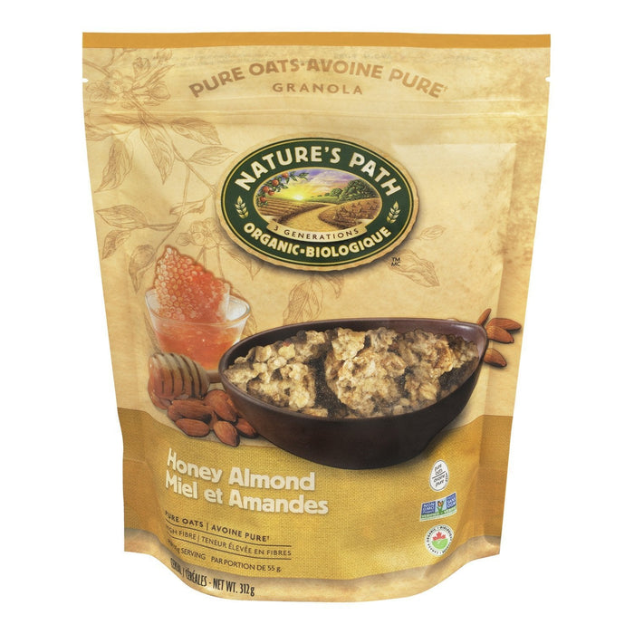 NATURES PATH GRANOLA MIEL AMANDES BIO 312 G