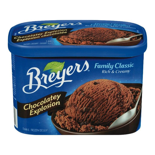 BREYERS CLASSIQUE EXPLOSION CHOCOLAT 1.66 L