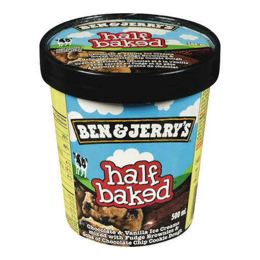 BEN & JERRY'S CRÈME GLACÉE HALF BAKED  500 ML