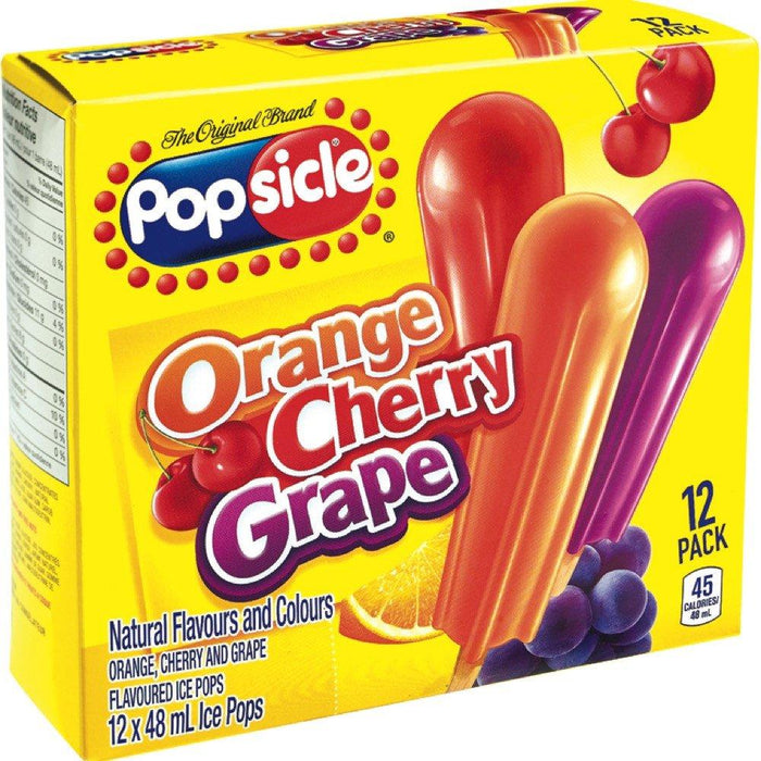 GOOD-HUMOR POPSICLE ORANGE SERISE RAISIN  12X48 ML
