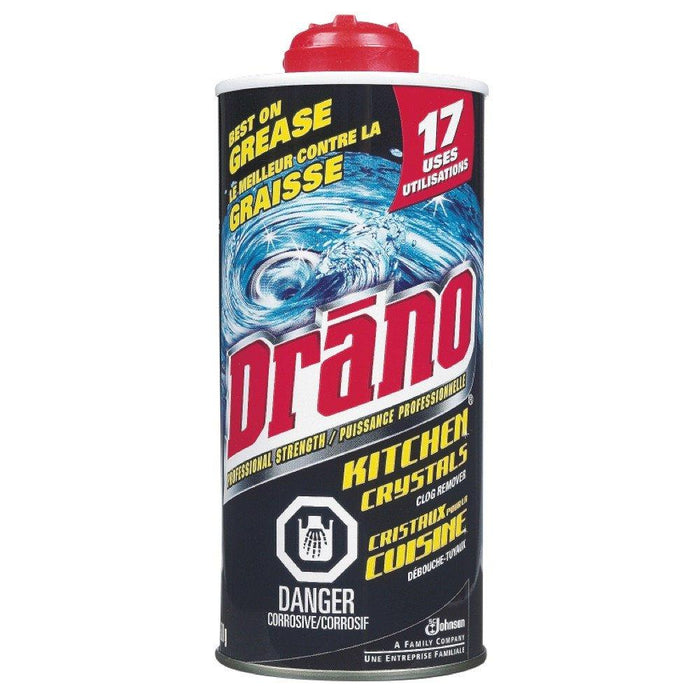 DRANO NETTOYEUR À RENVOI CRISTAUX 500 G