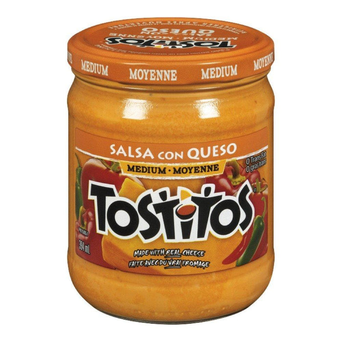 TOSTITOS SALSA CON QUESO MOYEN 394 ML