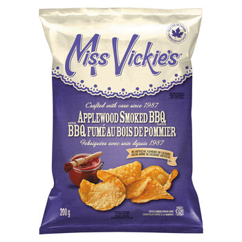 MISS VICKIES CHIPS DE POMMES DE TERRE FUMÉS BBQ 200 G