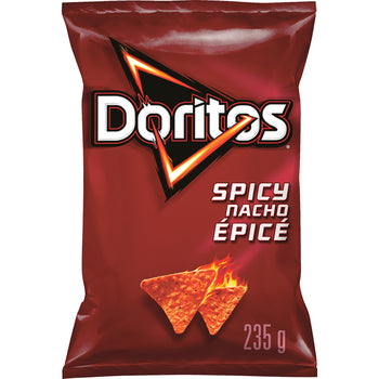 DORITOS TORTILLA CHIPS SPICY NACHO 235 G