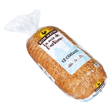 BON MATIN PAIN BELGE 12 GRAINS 700 G