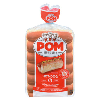 POM DOULEUR HOT DOG ULTRA MOELLEUX 6 UNITÉS