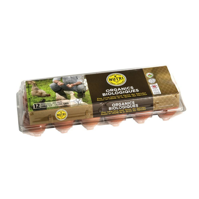 NUTRI-OEUF LARGE ORGANIC EGGS 1 DOZEN