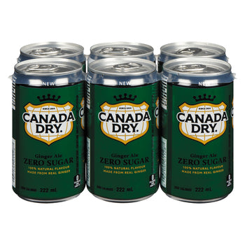 CANADA DRY DIETE 6 x 222 ML