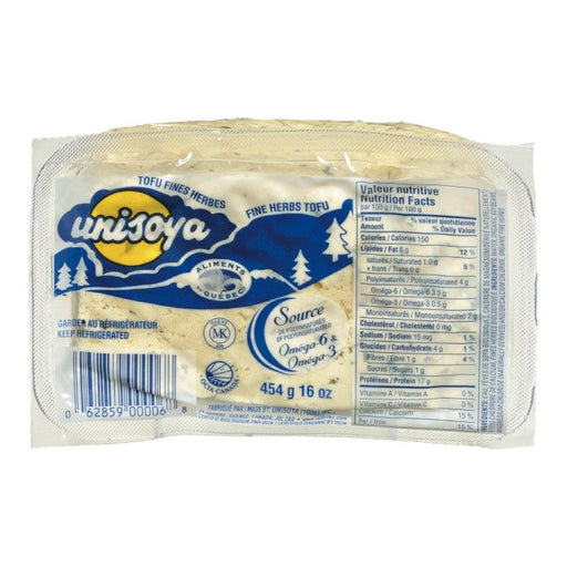 UNISOYA TOFU FINES HERBES BIO 454 G