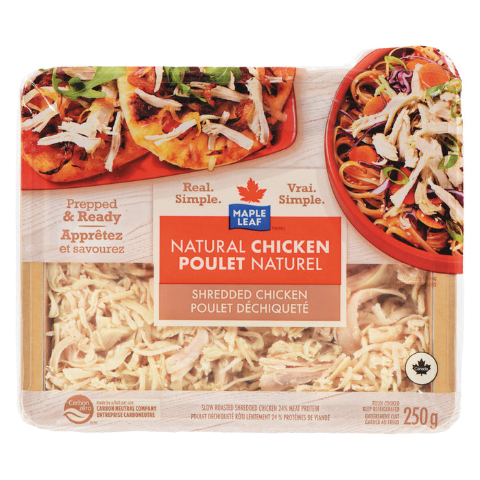 POULET RÂPÉ DE MAPLE LEAF 250G