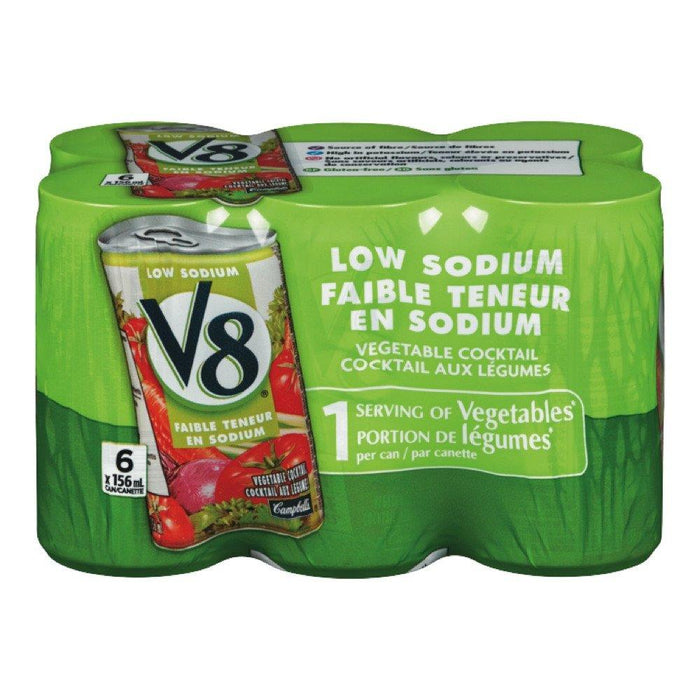 V-8 COCKTAIL LÉGUMES FAIBLE SODIUM 156 ML