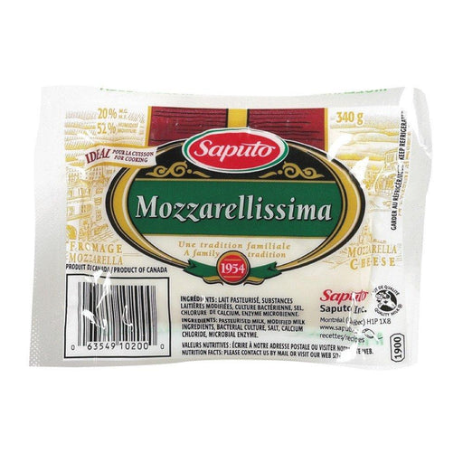 SAPUTO FROMAGE MOZZARELLISSIMO 20%MG 340 G