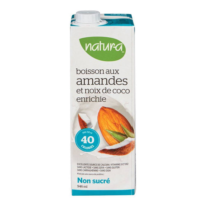 NATURA BOISSON AMANDE NOIX DE COCO SANS SUCRE 946 ML