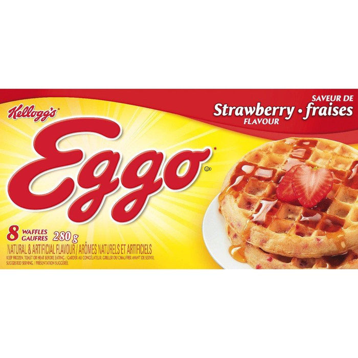 KELLOGG'S EGGO GAUFFRES FRAISE 8PK 280 G